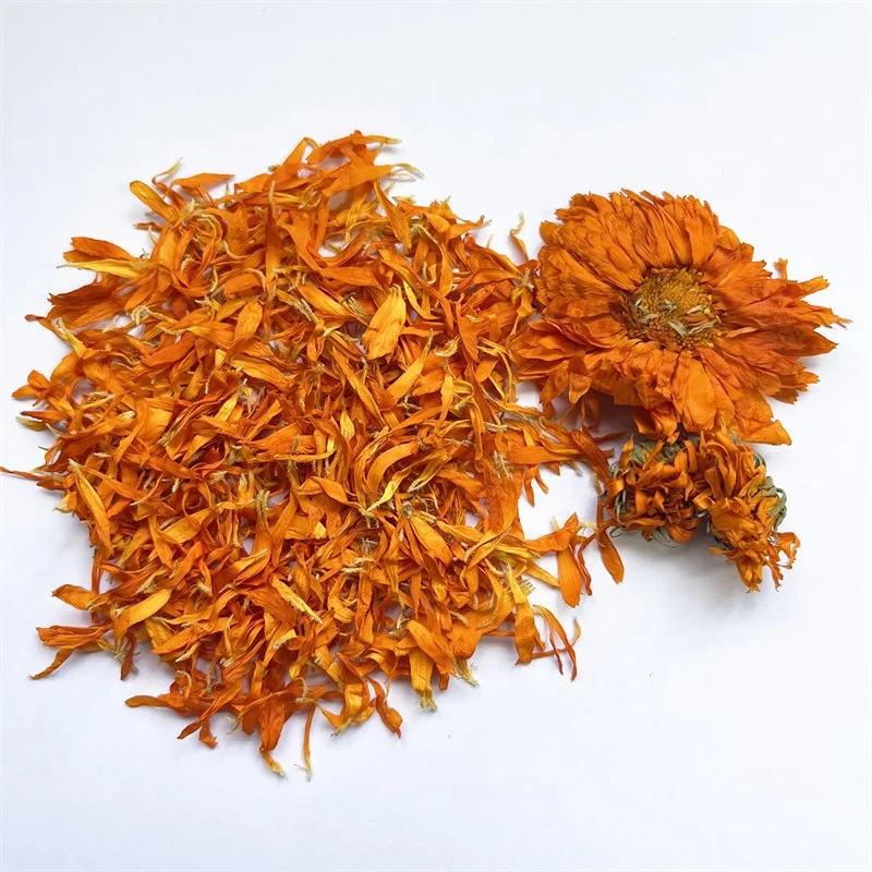 Высококачественные органические китайские натуральные лепестки календулы лекарственные сушеные цветов чай травяной