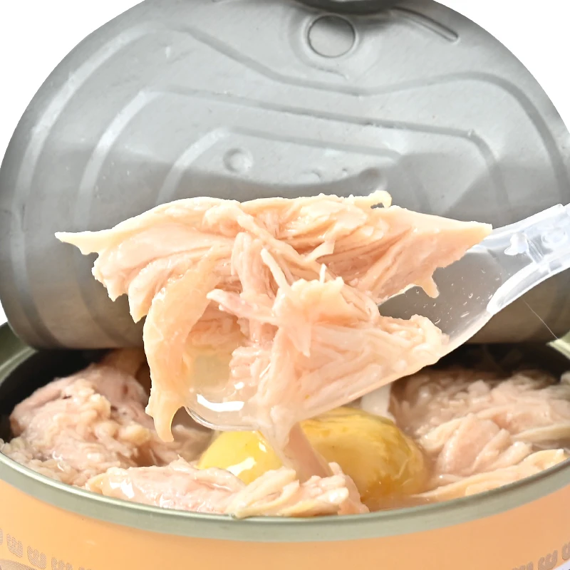 Oem Natural Can Cat Wet Food For Kitten Chicken Tuna Cans