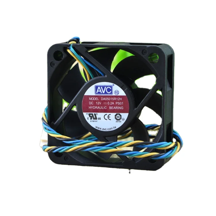 5 см тихий вентилятор шасси 50x50x15 мм 5015 5 см Da05015r12h большой объем воздуха четыре провода с ШИМ контролем температуры охлаждающий вентилятор