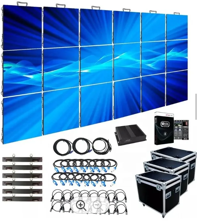 Event Party video wall advertising led screen indoor outdoor wireless connection led display