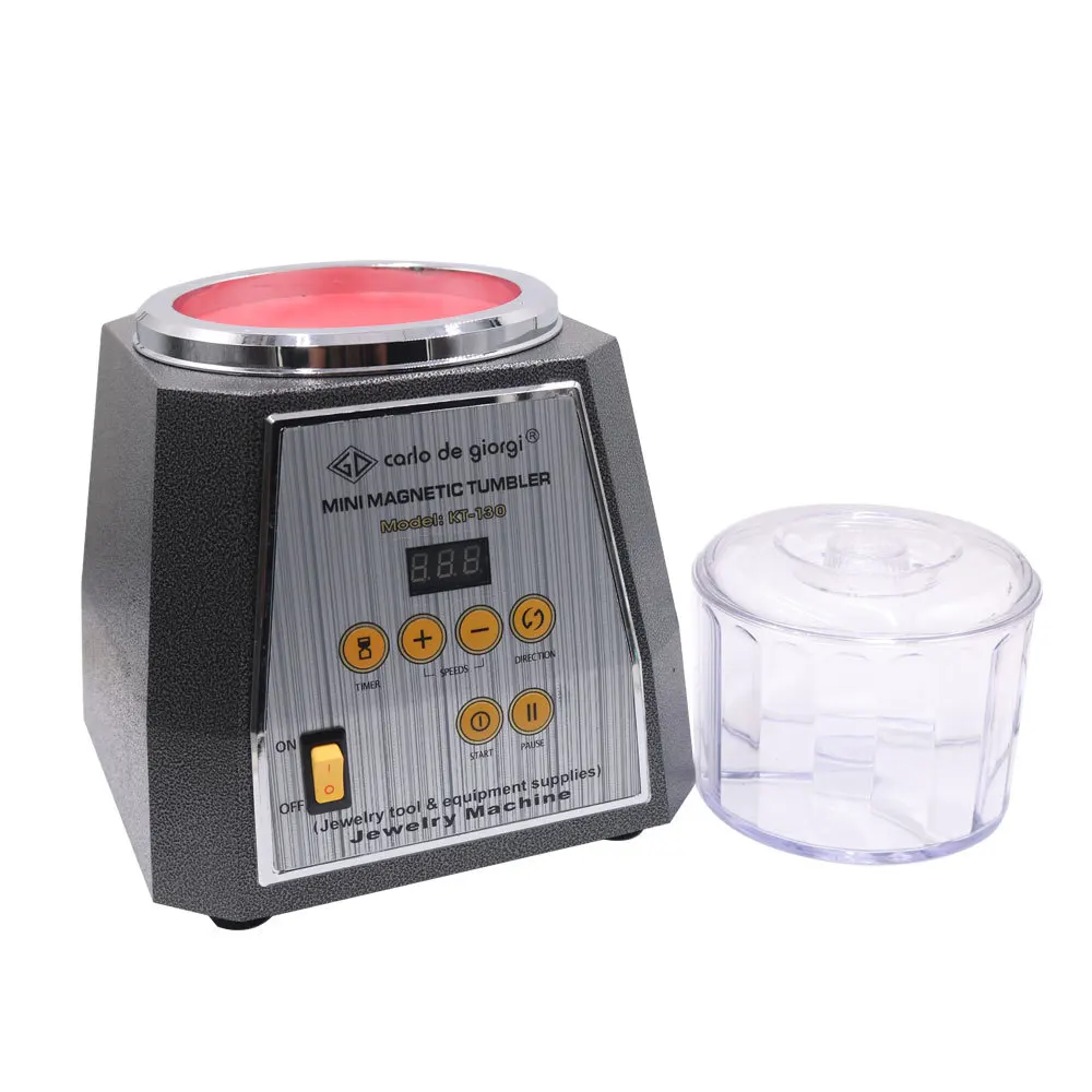 Factory Outlet Lasting Magnetic Tumbler Machine KT-130 Jewelry Cleaner Magnet Polish Machine