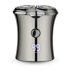 Портативная перезаряжаемая машинка для бритья с ЖК-дисплеем