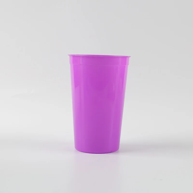 22oz Cheap Promo Simple Smooth Personalized Disposable Plastic Party Cups