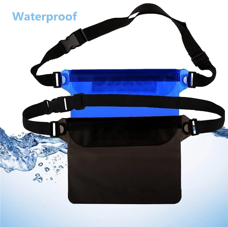 Hot Sale Universal PVC Waterproof Pouch Big Capacity Waterproof Bag with Adjustable Strap for Swimming Diving Boating Fishing