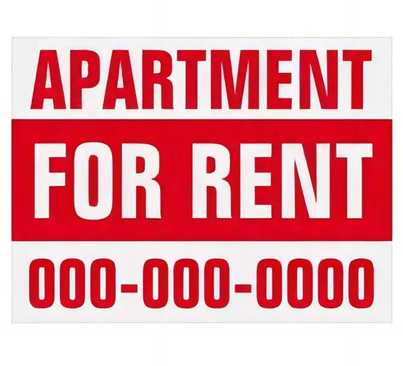 Гофрированная пластиковая таможня напечатала двор 18x24 знак или 2 стороны печать знаков