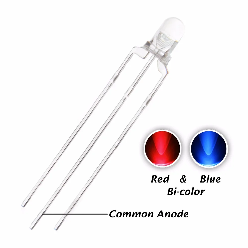 Ультраяркий двухцветный анод 3 мм