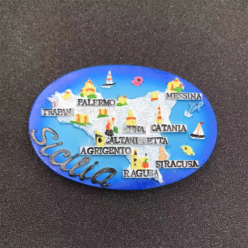 Custom Different Countries 3D Fridge Souvenir Magnets Resin Magnetic Paris