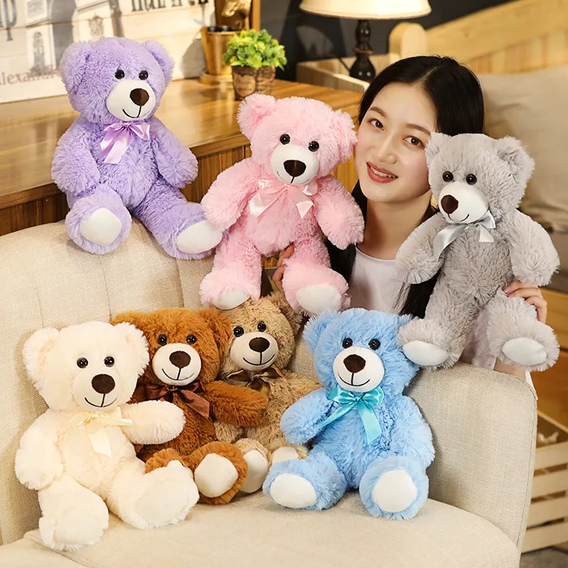 Soft Plush Stuffed Toy Funny Hot Selling Unisex Little Teddy Bear With PP Cotton Filling Gift For Baby Stress Relief