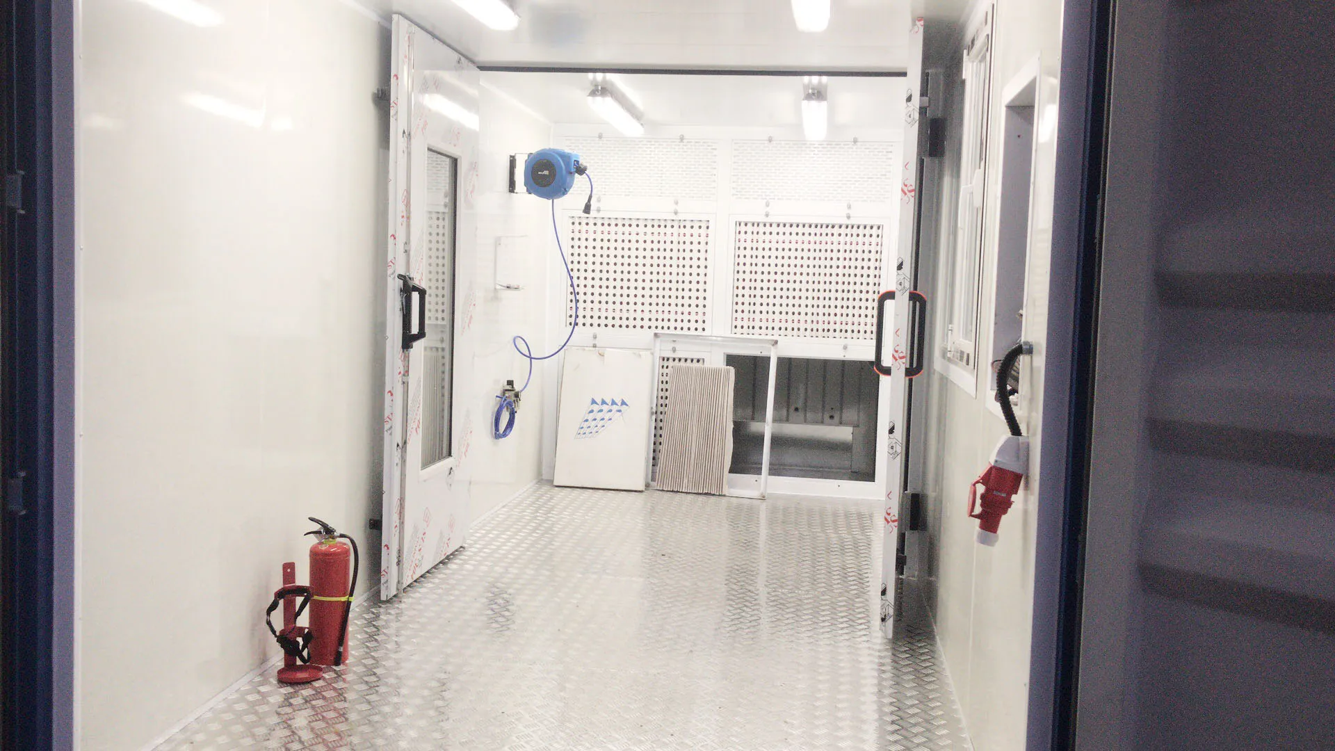 Good quality car portable customized container spray booth oven