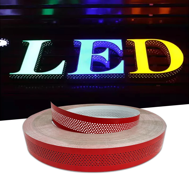 Manufacturer Aluminum Coils Channel Letter Aluminum Sign Color Coated Strip Trim Aluminum Coil For Punching Channel Letter