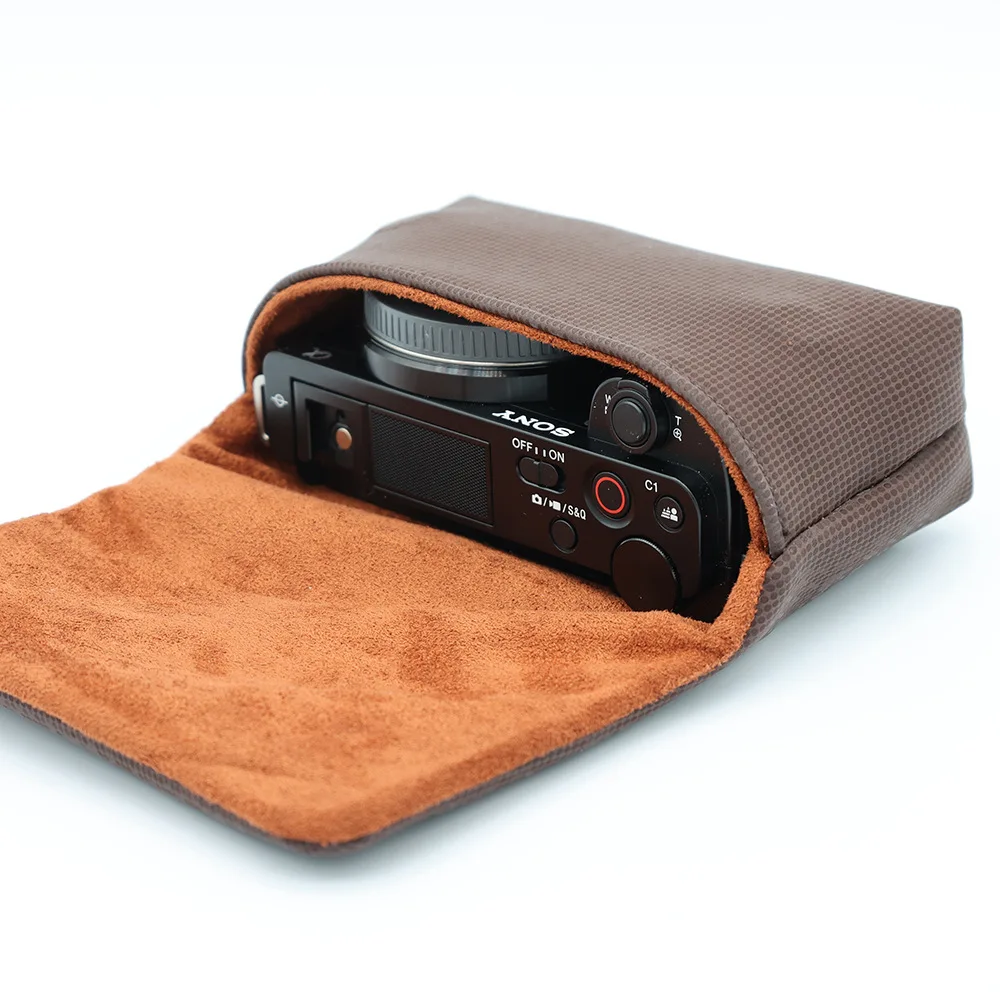Camera Storage Bag Portable Camera Bag Case Storage Pouch for Sony ZV1 ZVE10 for Canon G7X III etc.