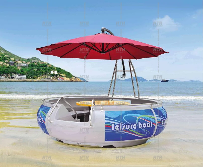 Newest Fiberglass Water Donut Boats Barbecue Boats BBQ Boats