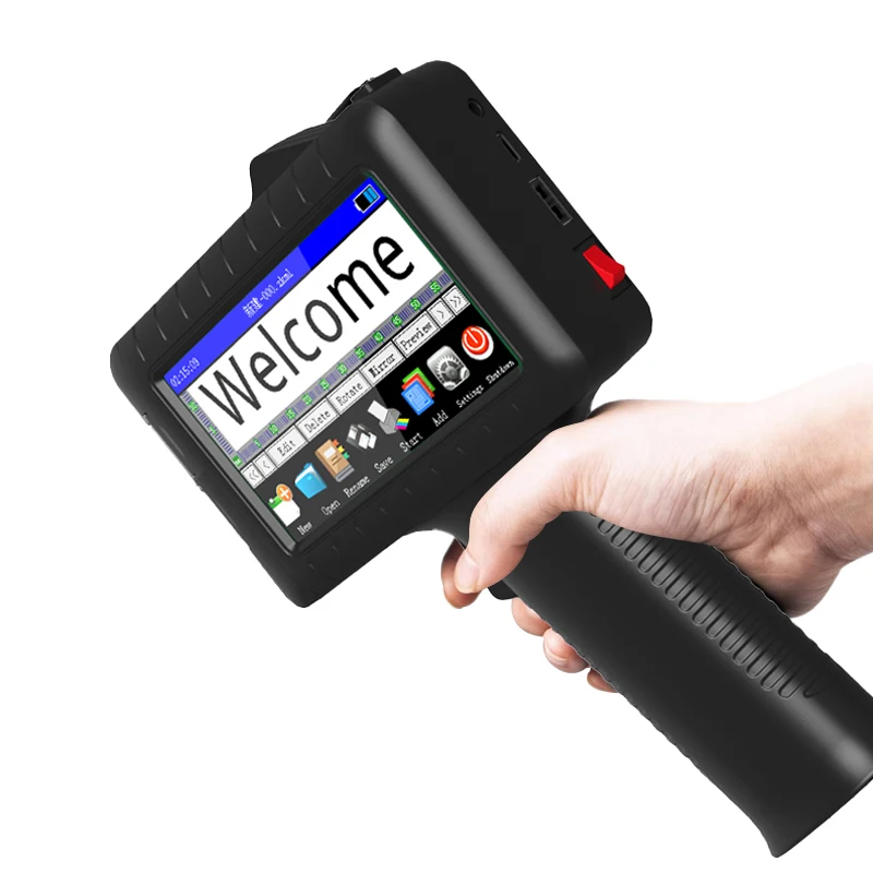 High Quality Qr Glass Bottle Expiry Batch Date Code Printing Machine Product Portable Handheld Inkjet Printer