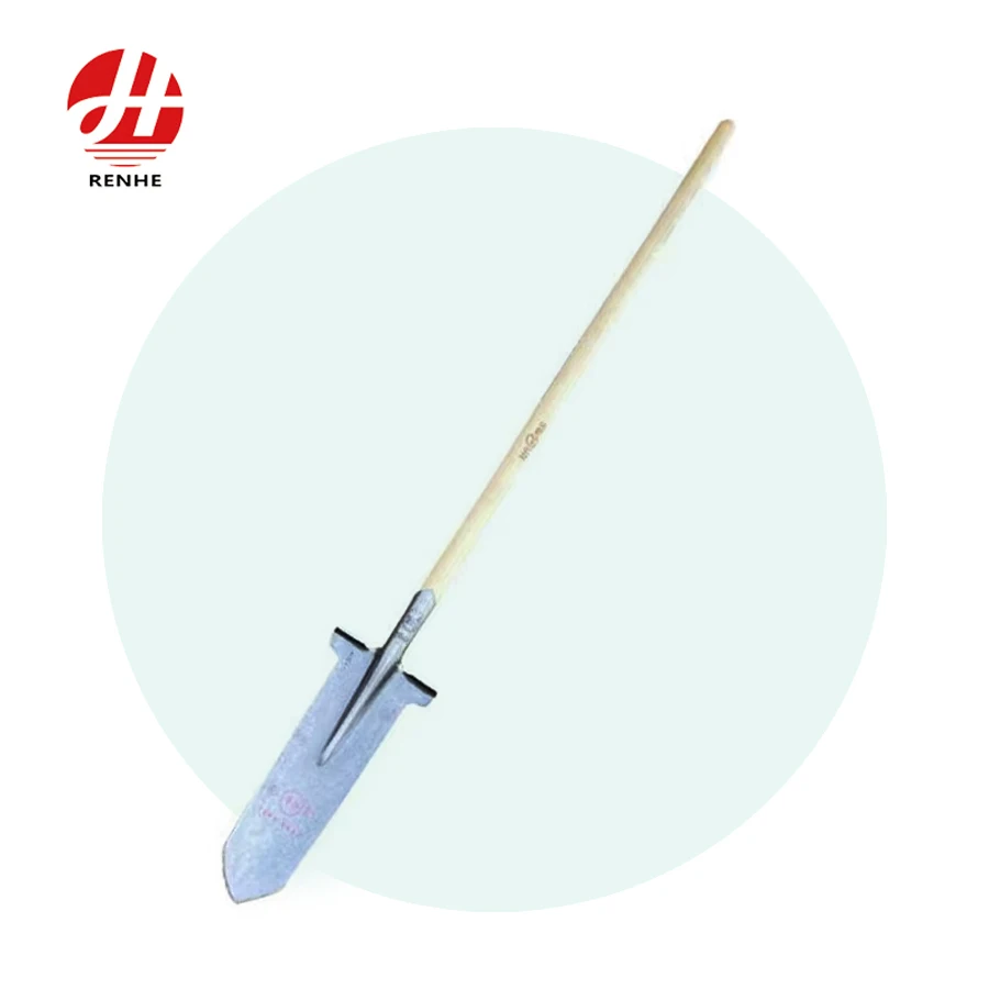 Wholesale custom Outdoor Shovel Portable long handle metal digging steel shovel with handle