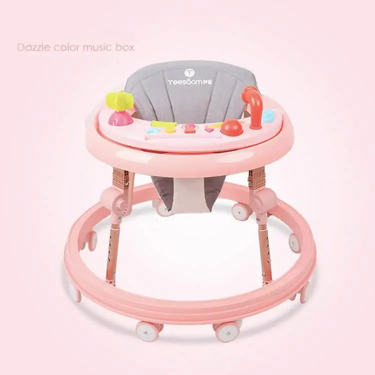 Hot Baby Walker With MusicBaby Rolling Child Walker Lightweight 360 Degree Rotating Baby Walker with Wheels