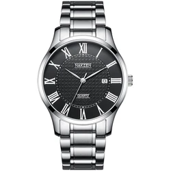 classic roman numeral valentine watches cheap made in china wristwatch all stainless steel couple wrist watch