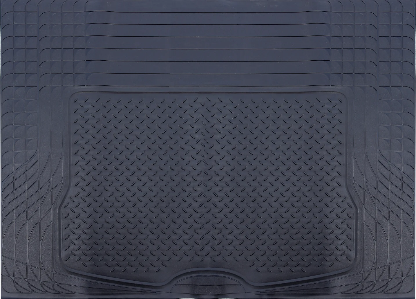 HIGHER Trimmable to Fit for Car, SUV, Van, Trucks Protector Heavy Duty Rubber CAR Trunk Mat Cargo Liner Mat