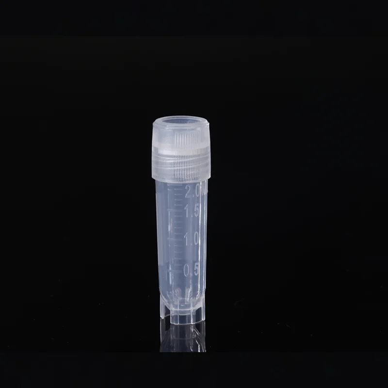 Lab Plastic Frozen Test Tubes Vial Seal Cap Graduated Cryogenic Vials