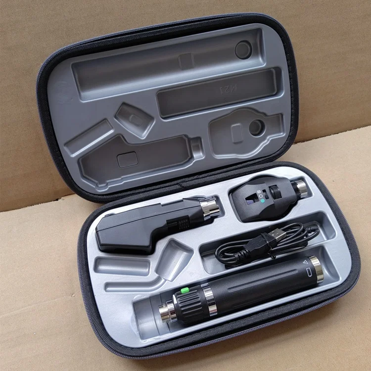 ML- OR20U Diagnostic Set Rechargeable Ophthalmoscope and Retinoscope LED Light Source for choice