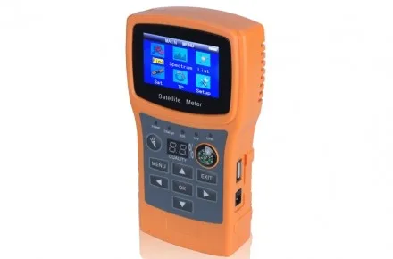 G-SAT SF-710 digital satellite finder meter support spectrum analyzer color screen