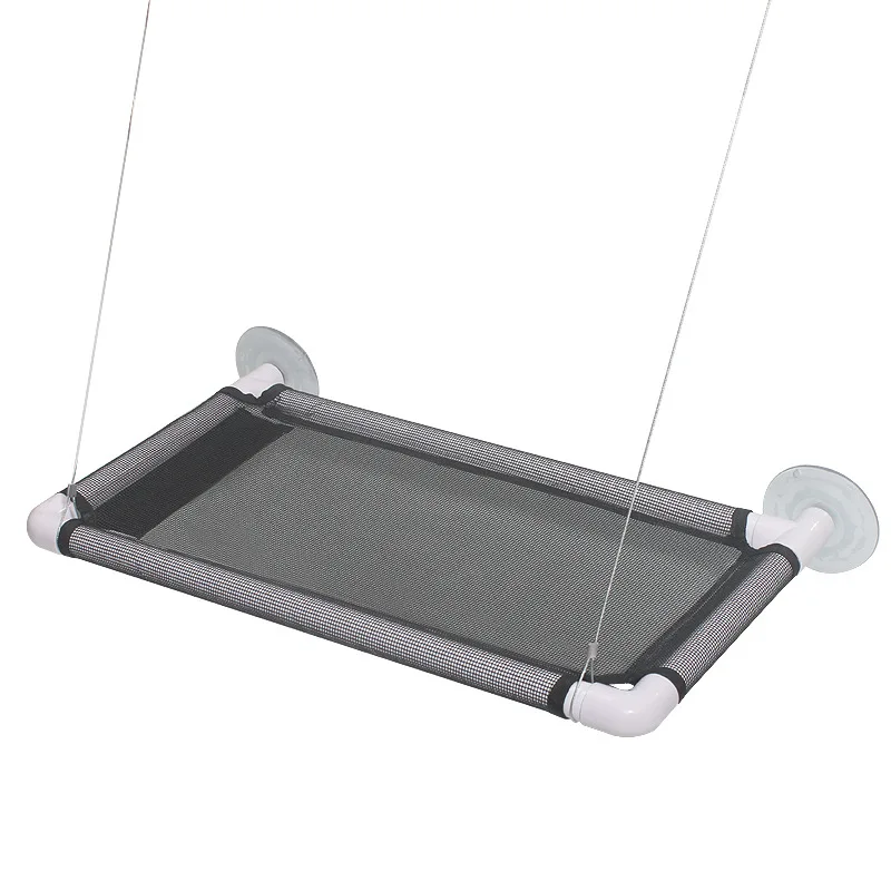 Cat Window Perch Cat Hammock Window Seat Space Saving Window Bed Mounted Bed for Large Cats Premium Set