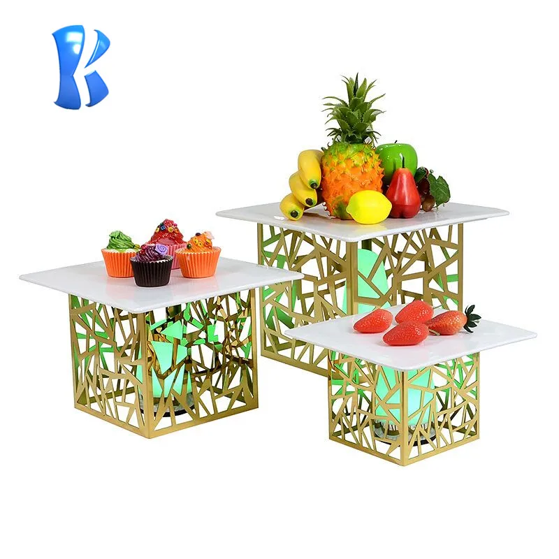 OKEY hot selling best price stainless steel modern style buffet fruit  display stand