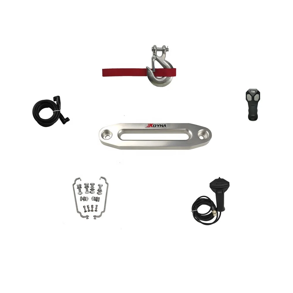 12000 lbs  electric winch with synthetic rope for Recovery