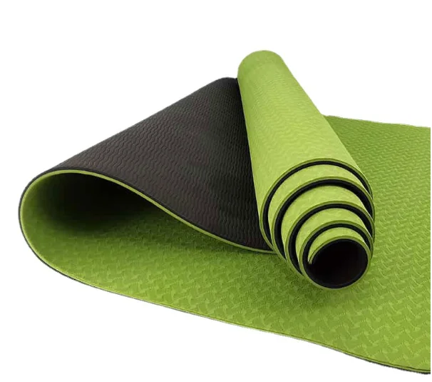 6MM 10MM  Home Use Pilates Eco Non Slip Yoga Mat Exercise Equipment  Yoga Mat