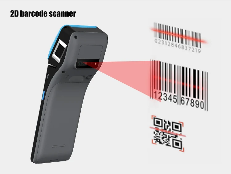 Умный мобильный 4G Wi-Fi портативный POS-терминал EFTPOS NFC с принтером и кардридером Z500