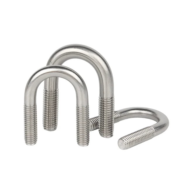 Wholesale Custom Hardware Fasteners Stainless Steel U Bolts with Nuts and Washer