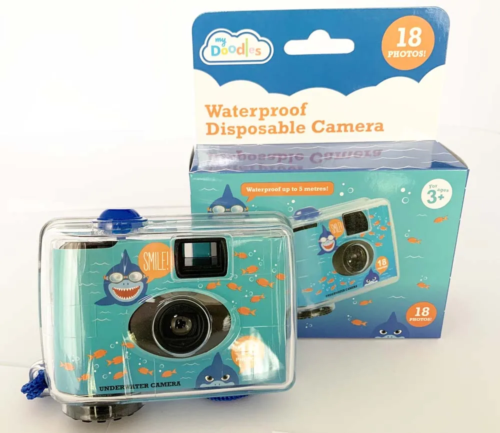 Factory disposable waterproof film camera underwater design for promotional gifts in summer