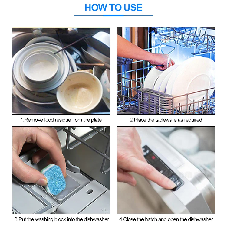 OEM Manufacturer factory dish washing hands gel solid dishwasher detergent dishwashing paste