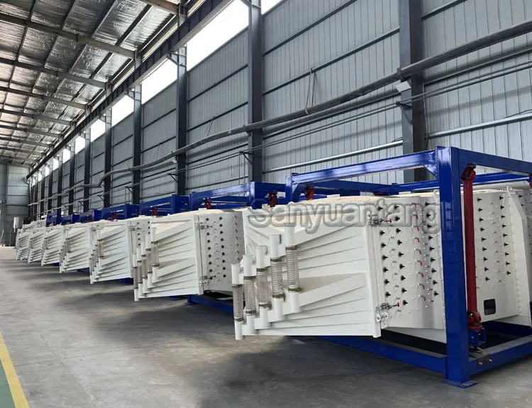 Ceramic Sand Rectangular Sifter Elliptical graded screen Multi-layer square rotary gyratory vibratory sieve sifter