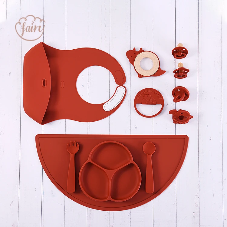 Custom BPA Free Standard Washable Silicone Baby Table Mat Custom Printed Silicone Placemats