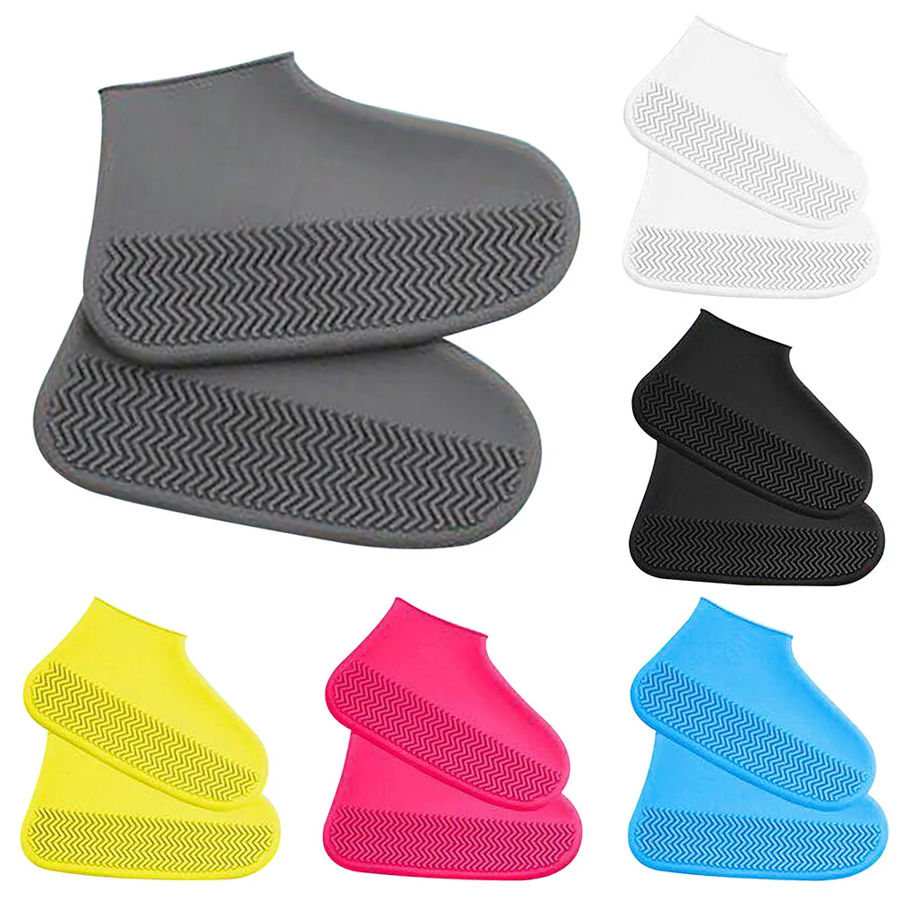 hot selling 2023 Unisex Silicone silicon rubber disposable reusable custom print Washable Rain Boots  Shoe Covers