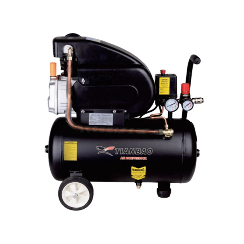 TB-2524C 2.5HP/1.8KW 47*1 мм 2800r/мин 185L/мин 24L небольшой мини прямой компрессор сжатого воздуха от производителя для домашнего