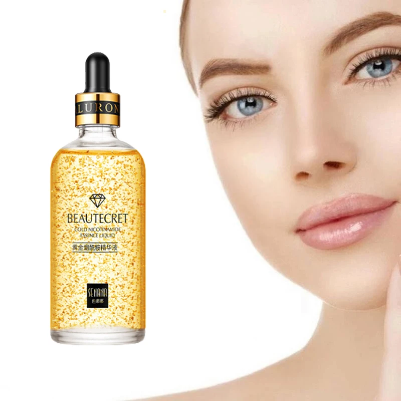 Wholesale Oem Odm Facial Collagen Moisturizing Lift Firming Anti-aging Whitening Face Skin Care 24k Gold Serum