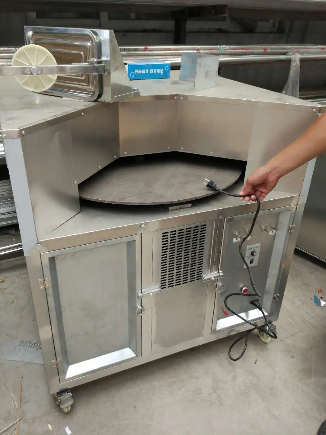 Commercial heavy duty automatic lebanese pita bread maker