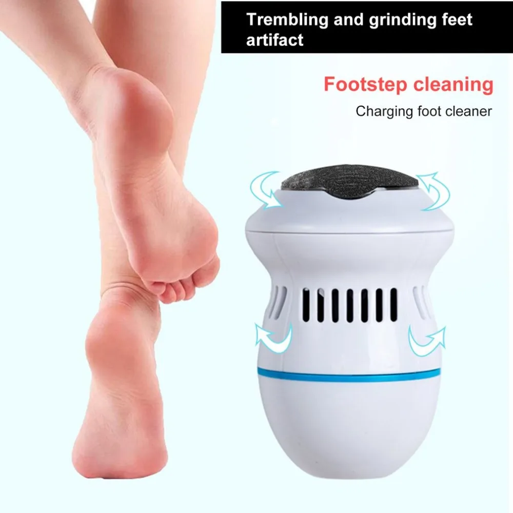 USB Rechargeable Foot Scrubber Hard Dead Skin Foot File Shaver Professional Vacuum Electric Callus Remover for Feet