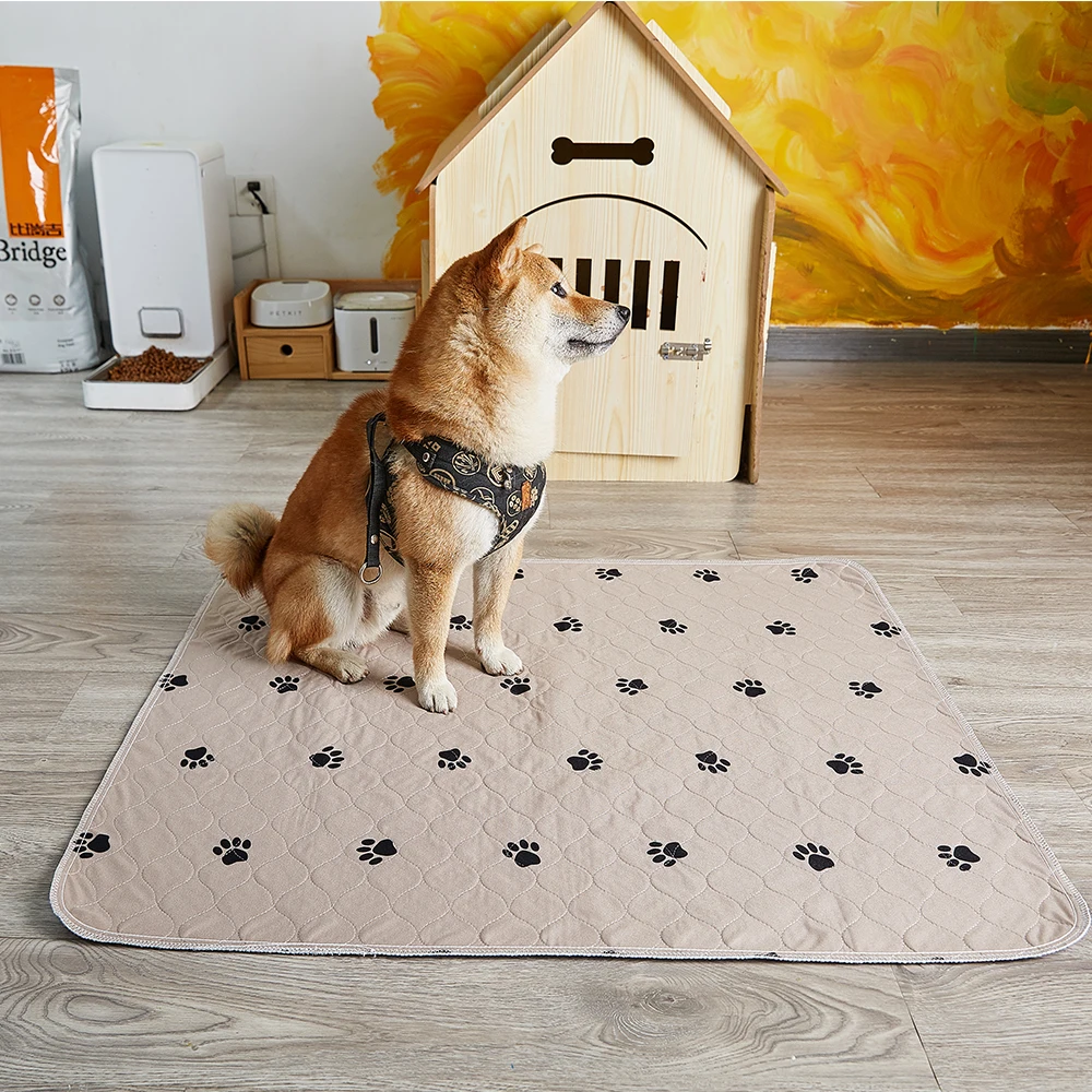 Washable Pee Pad Dogs, 2 Pack Large (34x36) Reusable Absorbent Puppy Dog Training Pads