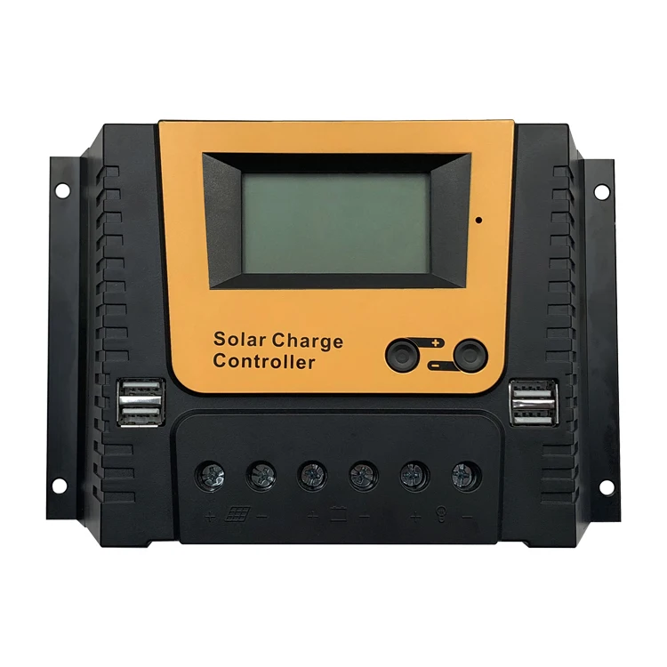 Kungf Solar PWM 50a 60a Charge Controller 12V/24V/36V/48V Auto 4-Stage Charging Work with Lead Acid Gel Lithium Battery LCD WiFi