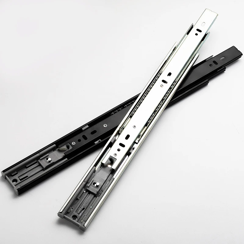 45mm single/double spring full extension soft close drawer slides