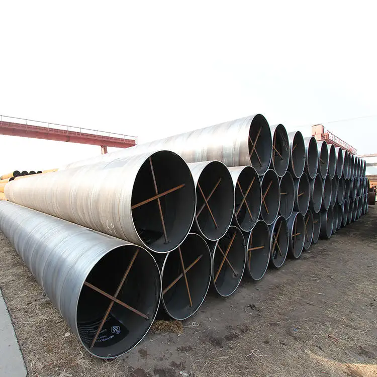 API 5L x42 x52 x56 x60spiral сварных стальных труб 24 дюйма стальная труба большого диаметра ssaw Сварные спиральная для трубошпунт
