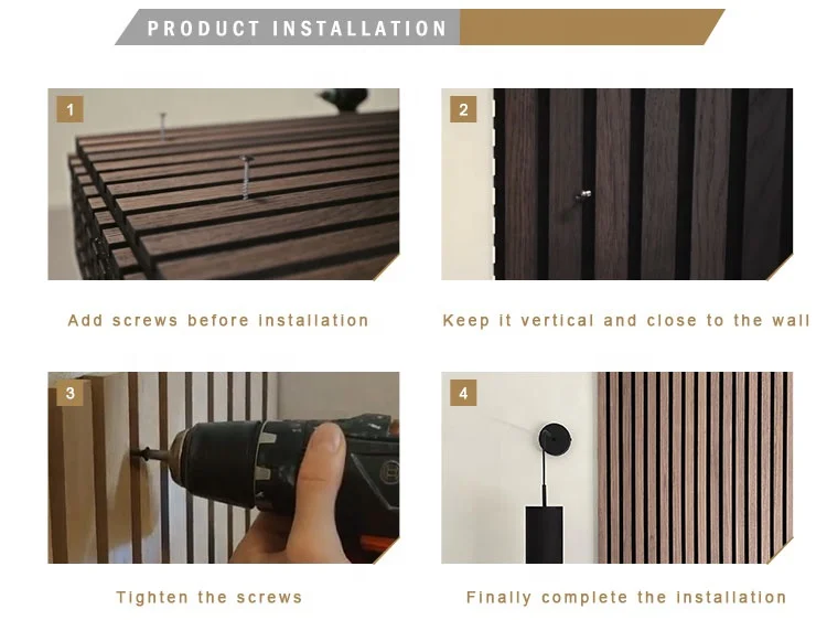 MUMU art acoustic wall panels can be perforated or pasted to install sound-absorbing wall panels