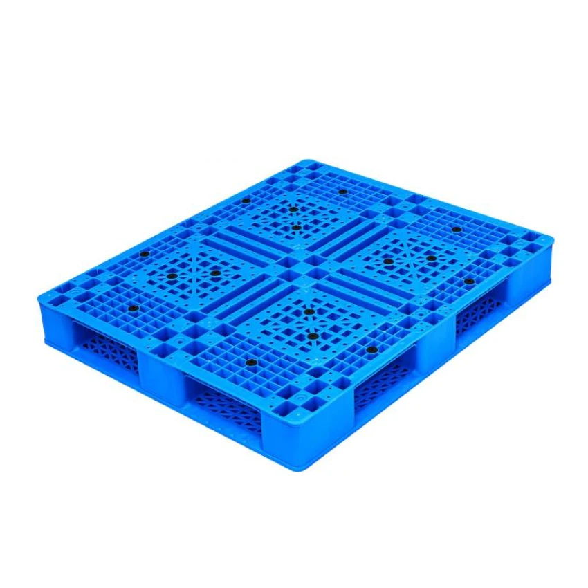 48x40 industrial blue red green stackable storage hdpe euro Heavy duty Double face warehouse factory plastic pallet