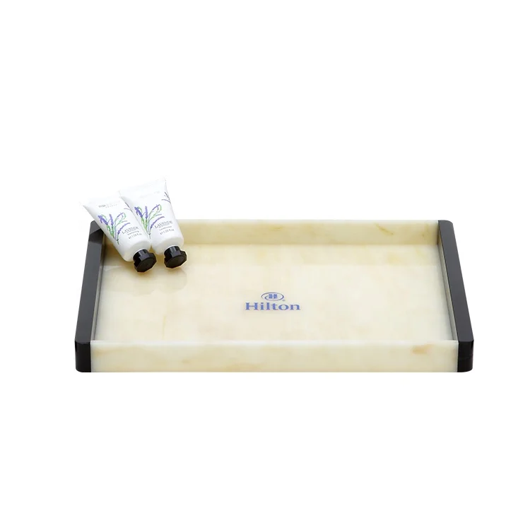 Wholesale Bespoke Bath Accessories 5 Star Hotel Bathroom Holder Set Amenity Tray