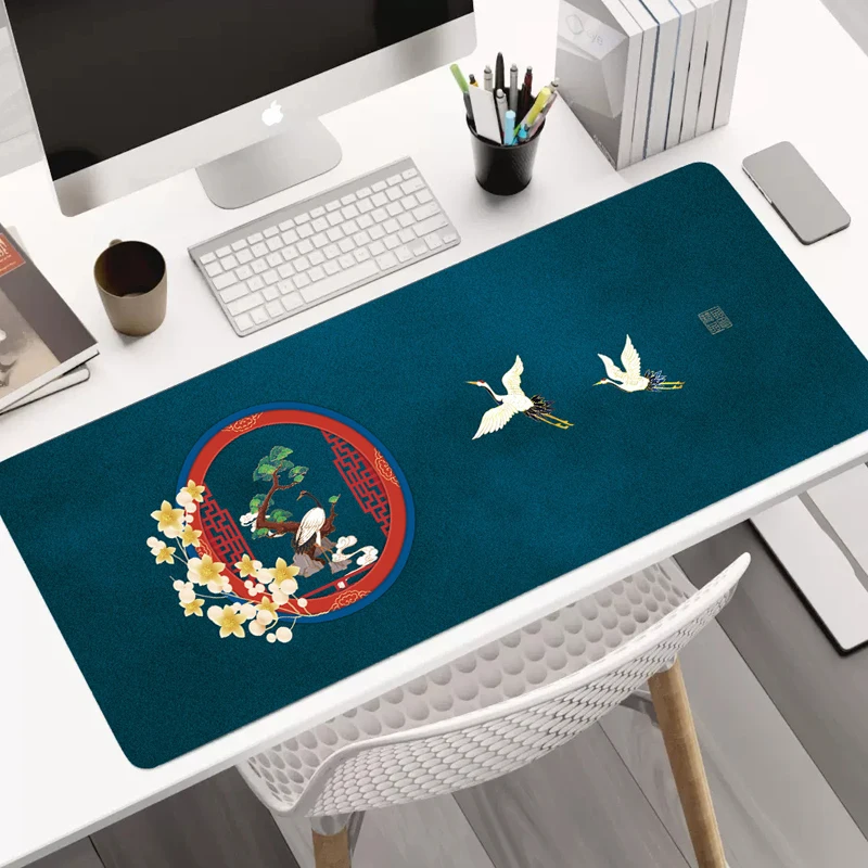 High Quality various sizes patterns LOGO Eco Friendly Rubber Silicone Printed Design Desk Pad Keyboard Mouse Pads Custom
