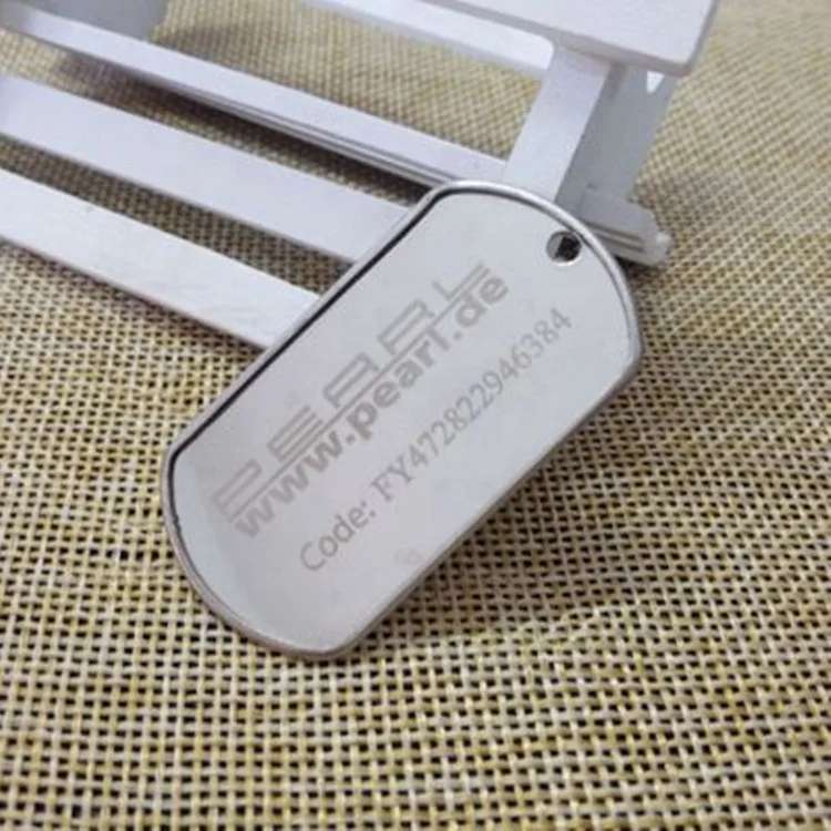 
Manufacturer wholesale double-sided custom printed metal personalized pet ID tags dog tag 