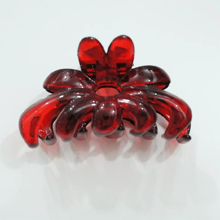 Exquisite simple temperament elegant retro style fashion versatile customizable acetate hair claw shark claw claw clip