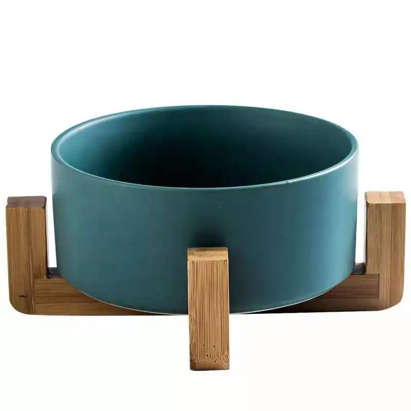 
Big Caliber elevated automatic food dog and cat safety filtered water pet feeding bowl 